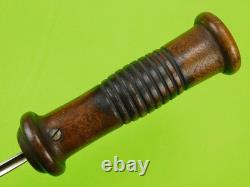 RARE French France WW1 WW2 French Fighting Knife Dagger with Scabbard