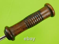 RARE French France WW1 WW2 French Fighting Knife Dagger with Scabbard