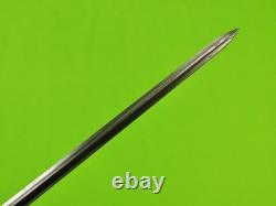 RARE French France WW1 WW2 French Fighting Knife Dagger with Scabbard