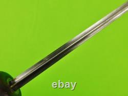 RARE French France WW1 WW2 French Fighting Knife Dagger with Scabbard