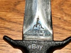 RARE Gerber Mark 2 MK II KNIFE DAGGER VIETNAM ERA STILETTO MUSEUM QUALITY1969