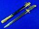 Rare Japanese Japan Ww1 Dagger Tanto Fighting Knife With Scabbard