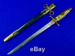 RARE Japanese Japan WW2 Dagger Tanto Fighting Knife with Scabbard 1