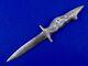 Rare New Zealand Ww2 Vintage Fighting Knife Dagger