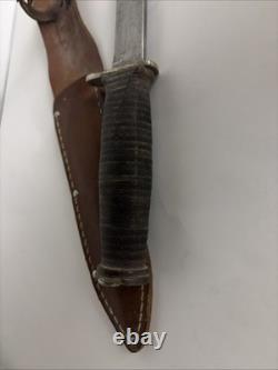 RARE! Original US WW2 M3 Military Fighting Knife Kutmaster Dagger And Sheath