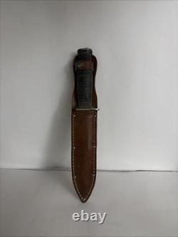 RARE! Original US WW2 M3 Military Fighting Knife Kutmaster Dagger And Sheath