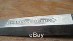 RARE Ornate Vintage UTICA CO. Germany GX 5169 MEXICAN STILETTO Dagger Knife