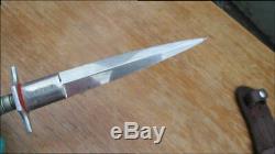 RARE Ornate Vintage UTICA CO. Germany GX 5169 MEXICAN STILETTO Dagger Knife