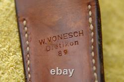 RARE SWISS Bayonet Combat Knife Dagger Military WECHNER AG W. VONESCH Vintage