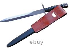 RARE SWISS Bayonet Combat Knife Dagger Military WECHNER AG W. VONESCH Vintage