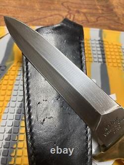 RARE/VINTAGE KABAR 2750 Fixed Blade Boot Knife/Dagger Made in Japan