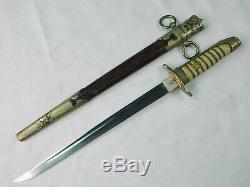 RARE WW2 WWII Japanese Japan Tanto Fighting Knife Dagger with Scabbard