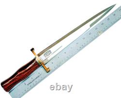RBH CUSTOM KNIVES Large Fixed Blade Stiletto Toothpick 17 KNIFE Dagger USA MADE