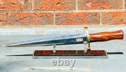 RBH CUSTOM KNIVES Large Fixed Blade Stiletto Toothpick 17 KNIFE Dagger USA MADE