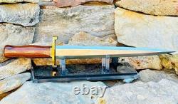 RBH CUSTOM KNIVES Large Fixed Blade Stiletto Toothpick 17 KNIFE Dagger USA MADE