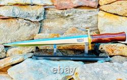 RBH CUSTOM KNIVES Large Fixed Blade Stiletto Toothpick 17 KNIFE Dagger USA MADE