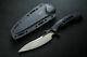 Rike F1 Cpm-d2 5 Fixed Blade G10 Black Handle Straight Dagger Knife With Sheath