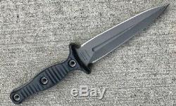 RMJ Tactical Raider Dagger Knife Black G-10 CPM-3V Blade Authorized Dealer