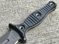 RMJ Tactical Raider Dagger Knife Black G-10 CPM-3V Blade Authorized Dealer