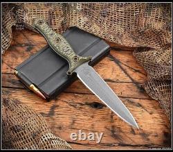 RMJ Tactical Raider Dagger Tungsten Cerakote CPM3V Blade Dirty Olive withSheath