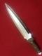 Rab Custom Handmade 1/4 D2 Tool Steel Tactical, Survival, Combat Dagger Knife