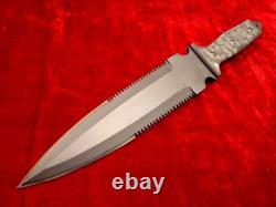 RaB Custom Handmade 1/4 D2 Tool Steel Tactical, Survival, Combat Dagger Knife