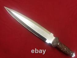 RaB Custom Handmade 1/4 D2 Tool Steel Tactical, Survival, Combat Dagger Knife