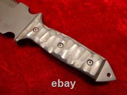RaB Custom Handmade 1/4 D2 Tool Steel Tactical, Survival, Combat Dagger Knife