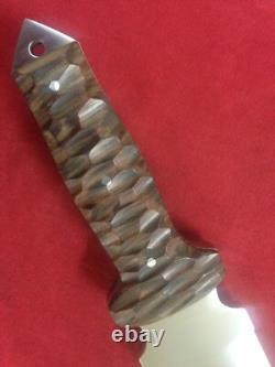 RaB Custom Handmade 1/4 D2 Tool Steel Tactical, Survival, Combat Dagger Knife
