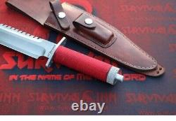 Rambo I First Blood Boot Dagger Survival Fixed Bowie D-2 Steel Hunting Knife. 02