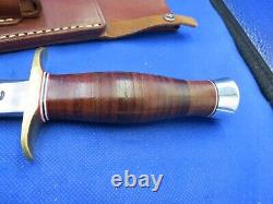 Randall Made #2 6 Inch Blade Dagger Blade Leather Stacked Handle