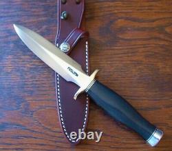 Randall Model 2-5 Ss Blk Fighting Stiletto Dagger New Knife Knives