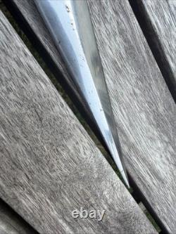 Randall Style Stiletto Trench Dagger Knife Lefty Artisan 01 Carbon Steel Stag