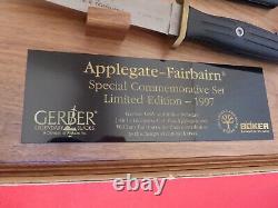 Rare 1997 Gerber Applegate-Fairbairn Limited Edition Commemorative Set & book