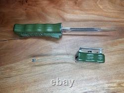 Rare Chinese PRC Police Fighting Knife Dagger Straight Blade and Serrated Blade