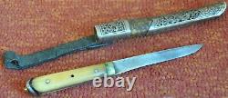 Rare Chinese War Combat Dagger, Knife Manchuria Shark skin