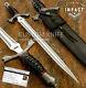 Rare Custom D2 Dagger Sword Knife Damascus Guard By Impact Cutlery