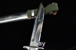 Rare German Fighting Knife Dagger K98 Mauser remake, Bulgarian army