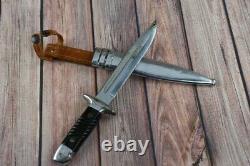 Rare German Fighting Knife Dagger K98 with scabbard Mauser remake Bulgarian army