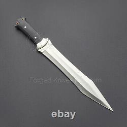 Rare! Handmade Full Tang Tactical Combat Nightstalker Short Sword Dagger Knife