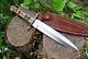 Rare Handmade Hunting Double Edge Boot Dagger Tactical Knife Stag Antler