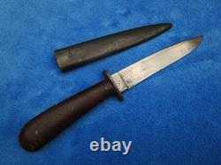 Rare Original Ww2 German Luftwaffe Puma Fighting Knife Boot Dagger And Scabbard