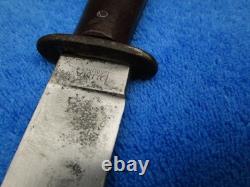 Rare Original Ww2 German Luftwaffe Puma Fighting Knife Boot Dagger And Scabbard