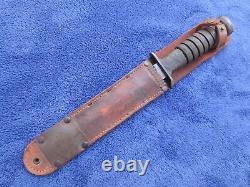 Rare Original Ww2 M3 Fighting Knife Rcc Blade Marked Dagger And Lf&c 1943 Sheath