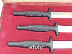 Rare Parker Fairbairn Sykes Style Combat Series 3 Dagger/knife Set Mint