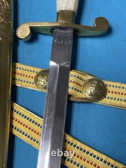 Rare Romanian Army Officers Dress Dagger Knife/scabbard New