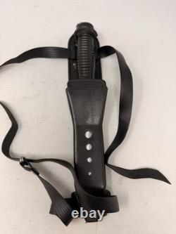 Rare Rostfrei Combat Dagger Knife Black Handle Germany with Holster Holder
