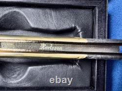 Rare Tony Karlsson knife-Meteorite Damascus-Folder Dagger-Titanium-Muona-Bark