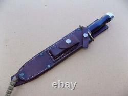 Rare Vietnam Era Randall Model 2-8 Fighting Knife Dagger with Riveted Sheath