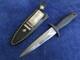 Rare Vintage Original Early Gerber Boot Dagger Mk1 Fighting Knife And Sheath